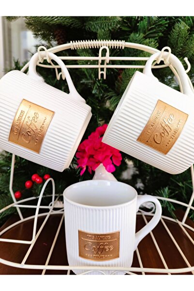 Madame Coco Droit Gold Mug White 375 ml - 1 Piece