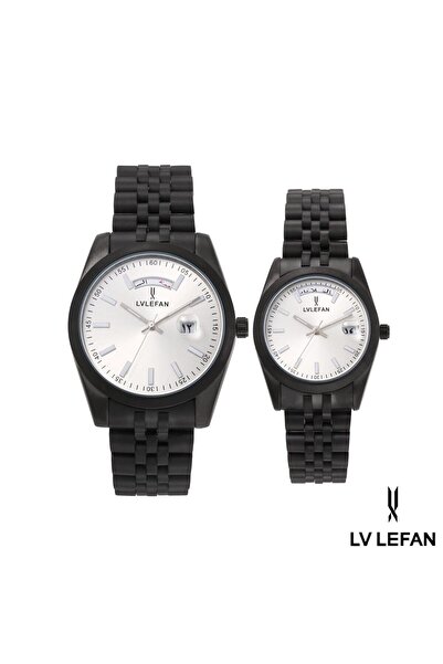 LV LEFAN LV LEFAN Men's and Women's Watch Set