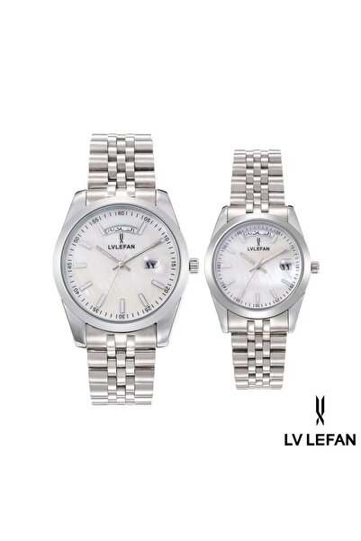 LV LEFAN LV LEFAN Men's and Women's Watch Set