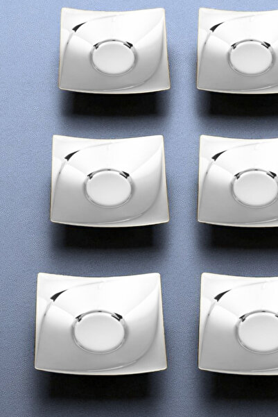 ÖzSa Home 6-Piece Hazel Tea Plate - 18/10 Stainless Steel