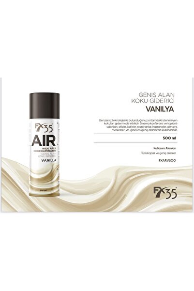 FX35 WİDE AREA VANİLYA AROMALI GENEL ALANLARDA KOKU SPREYİ MAĞAZA ARAÇ EV OFİS İÇİNDE UYGUN