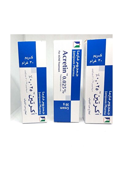 ACRETIN 0.25 Cream 3 Pieces
