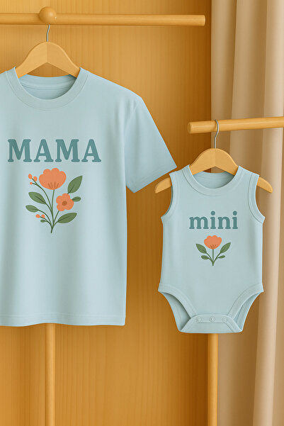 SVART WEAR تي شيرت كبير الحجم من ماما ميني ماذر بيبي بويز كومبين + بدلة قطنية...