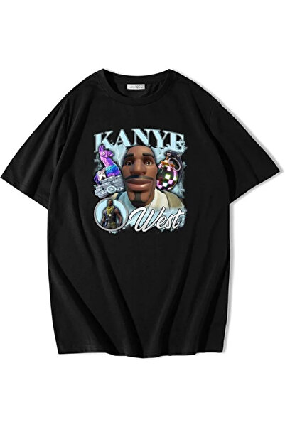 barsdepo Tricou imprimat Kanye West