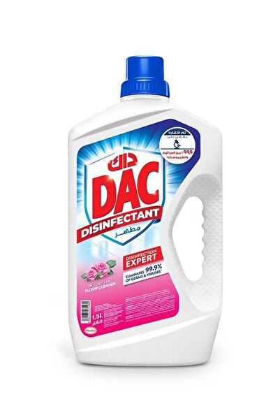 DAC Disinfectant With Total Protection Kills 99.9% Of Germs Rose Rose 1.5 Liters