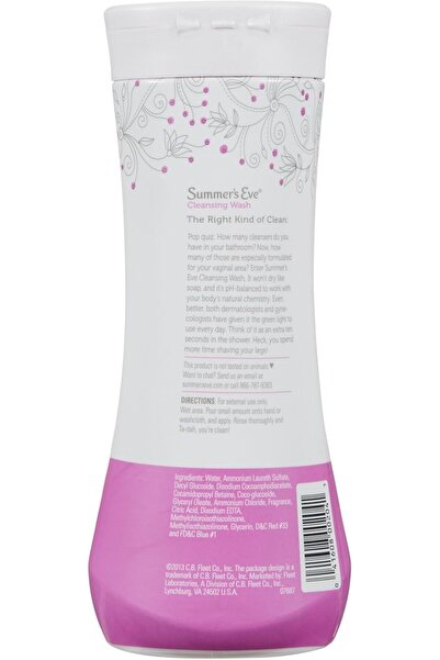 NONAMEE Summer's Eve Sensitive Skin Cleansing Wash – Island Splash, 444 ml