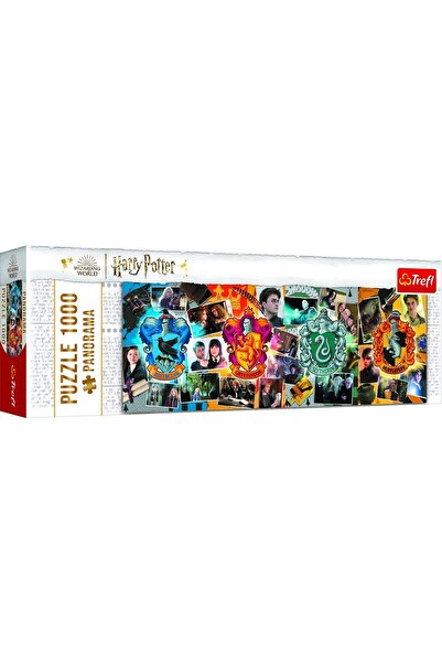Trefl Puzzle 1000 piese panoramic - Four Houses of Hogwart - Harry Potter