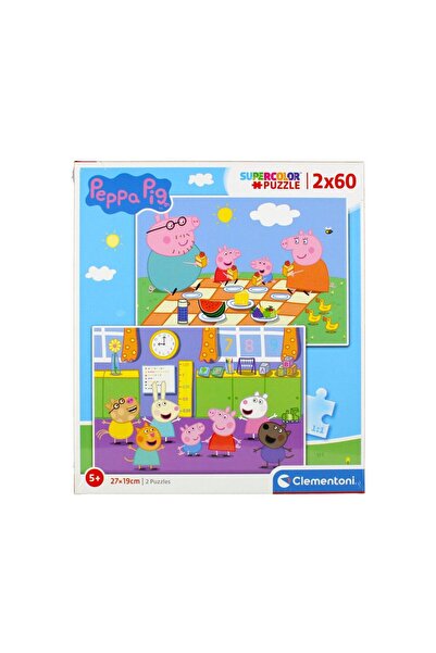 CLEMENTONI Παζλ 2x60 τεμάχια - Πέππα Πιγκ