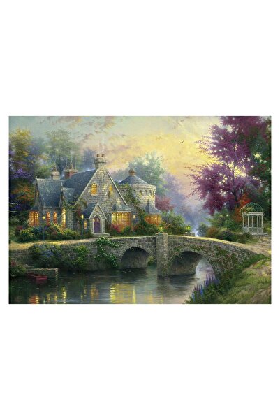 Schmidt Παζλ - Thomas Kinkade: Το Φως της Απογευματινής Διαδρομής στην Έπαυλη, 3000 κομμάτια