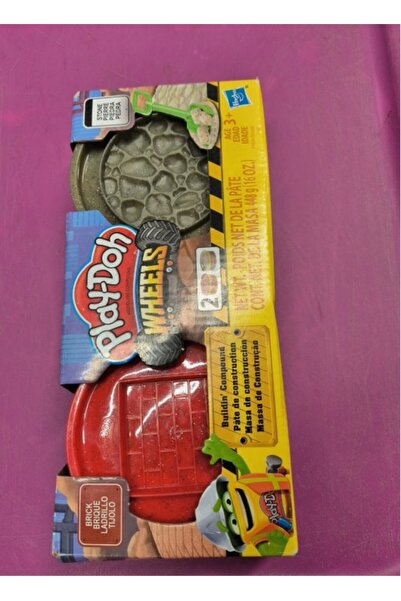 Play Doh Play-Doh Wheels Brick and Stone Building Material 8 oz Cans (Red and Grey)