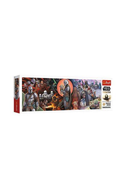 Trefl Puzzle 1000 piese panoramic - Star Wars - The Mandalorian