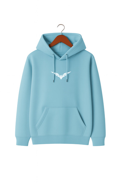 CLASSY.MODA Unisex Hooded Sweatshirt |   Minimal Embroidery Detail 3 Thread Count Comfortable Stylish Style for Everyday Wear
