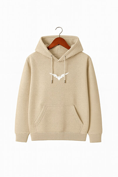 CLASSY.MODA Φούτερ με κουκούλα Unisex |   Ελαφρύ κέντημα με λεπτομέρειες 3 κλ...