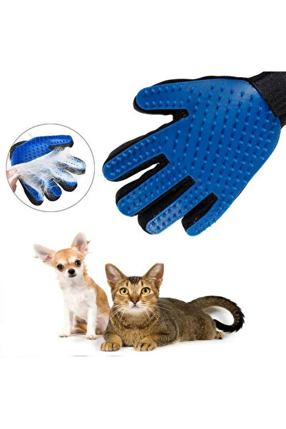 Mercaton Mănușă de îngrijire și îndepărtare a părului pentru animale de companie, reglabilă, cu peri moi, silicon, 22,5 x 17,5 cm