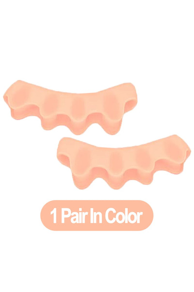 Choice7 زوج واحد من فواصل أصابع القدم بلون البشرة الموصى بها من قبل الأطباء ل...