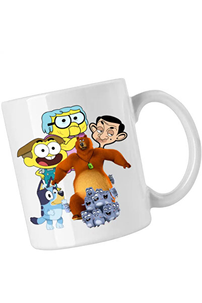 OEM Cana Familia Green Mr Bean Grizzy Lemingii Bluey Ursu Bunica