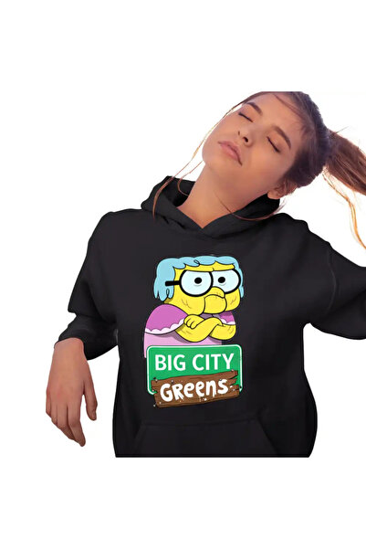 OEM Hanorac Femei Bunica Familia Green la Oras Big City