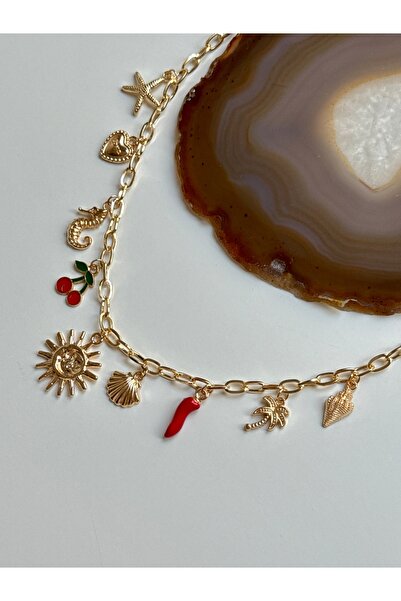 YOUES JEWELRY 316L Çelik Charmlı Kolye