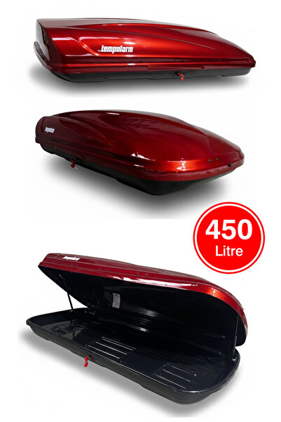tempoform Araç Üstü Port Bagaj – 450 lt Kırmızı