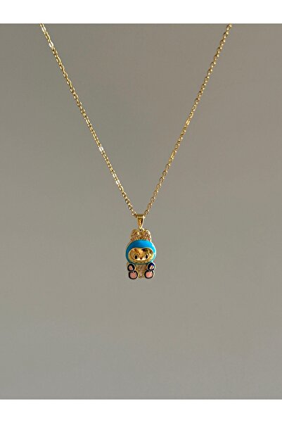 YOUES JEWELRY 316L ÇELİK LABUBU KOLYE