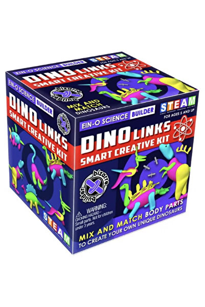 Ein-O Science مجموعة أنشطة تعلم العلوم من Builder Dino Links Mix and Match