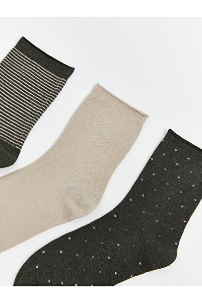 LC Waikiki Patterned Women's Socks 3-Piece (W5)