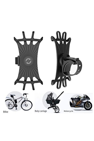 Kanonik Education حامل هاتف دراجة مرن من السيليكون