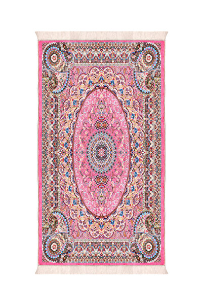 Bursa İpek Covor de rugăciune din catifea cu burete roz