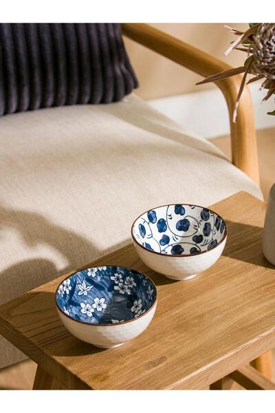 LC Waikiki Floral Ceramic Bowl Set of 2 (W5)