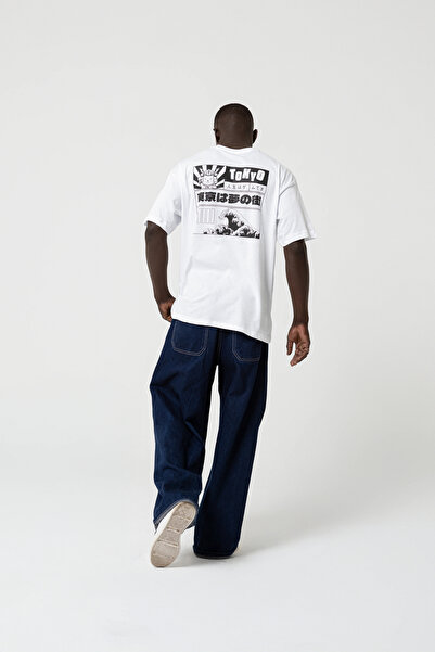 Hawk Gaming Chair Tokyo Oversize White T-Shirt