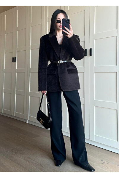 My Blog Hnědá plyšová bunda - 9490