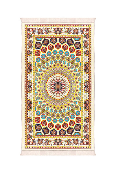 Bursa İpek Covor de rugăciune din catifea cu burete auriu