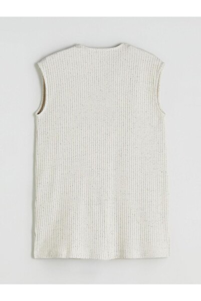 LC Waikiki V-Neck Patterned Women's Vest (W5)