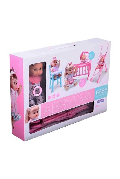 ABBYEVA مجموعة لعب دمية بيبي YL129-2