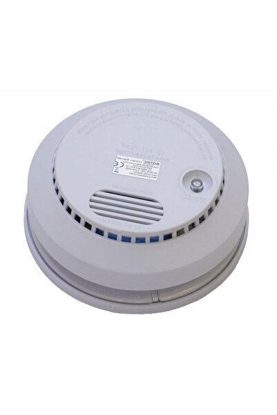SOHO Detector de fum cu alarmă sonoră, 98 dB, 1 baterie 9V F22 inclusă, alb