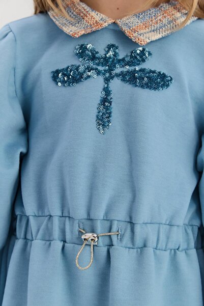 Tyess BG Store Girl's Blue Dress