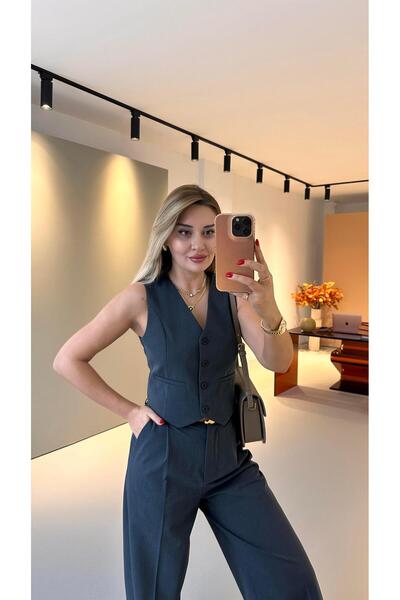 Sezgi Tekin Серія Premium Blue Bell Detay Yelek