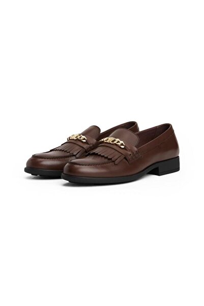 Tommy Hilfiger TH CHAIN FRINGE LEATHER LOAFER