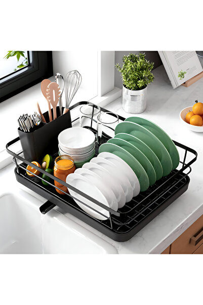 Elindor ® Scurgător de vase extensibil, suport pentru uscare vase pentru chiu...