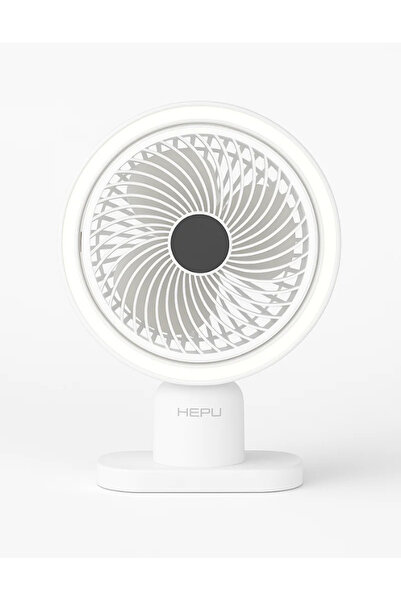 HEPU HP-F01 USB Şarjlı Masaüstü Mini Fan – 3 Kademeli Hız Ayarlı, Kompakt Gövde