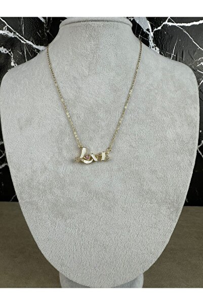 Mutenaura قلادة من الفولاذ مكتوب عليها الحب