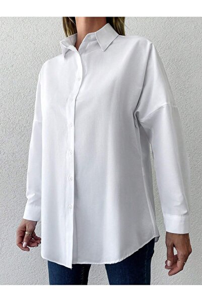 Basko fashion BÍLÁ ROVNÁ KOŠILE SALASH