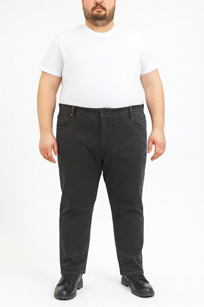 CLASSİCS MEN Regular Fit Lycra Plus Size Men's Jean Trousers 7374