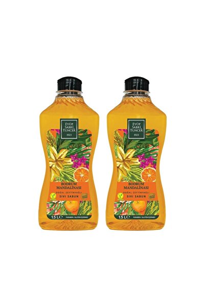 Eyüp Sabri Tuncer بودروم تانجرين 1.5 لتر صابون سائل × 2 قطعة