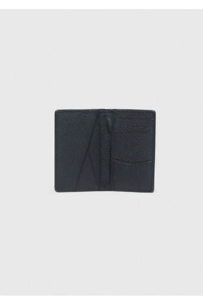 Ramsey Black Calfskin Card Holder