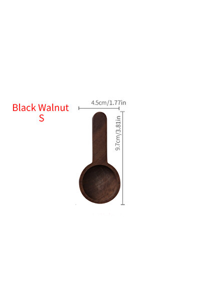Choice1 1PC 1PC Walnut coffee scoop, solid wood scoop, gram scoop, coffee pow...