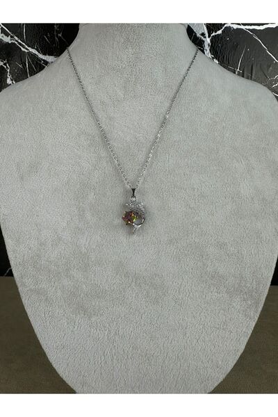 Mutenaura Steel Necklace with Dolphin Figure