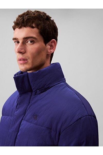 Calvin Klein LS RIPSTOP QUILTED LOGO HOODED P