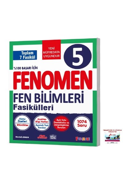Fenomen Yayıncılık 2025-2026 5. Sınıf Fen Bilimleri Fasikülleri Güncel Müfred...