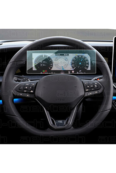 ael-tech واقي شاشة رقمي متوافق مع فولكس فاجن تايرون 9H نانو